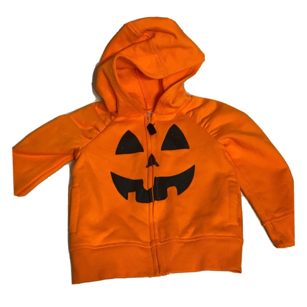 Cat & Jack Infant Girls Halloween Jacket 12 Months Jack-o’-lantern